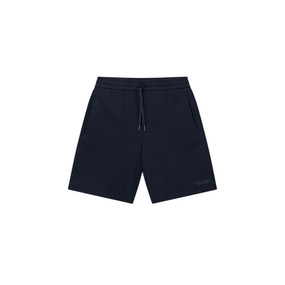 Armani Exchange Blue Cotton Knee Men's Length